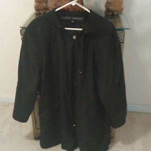 Fleet Street Three Quarters Hoodie Rain Coat